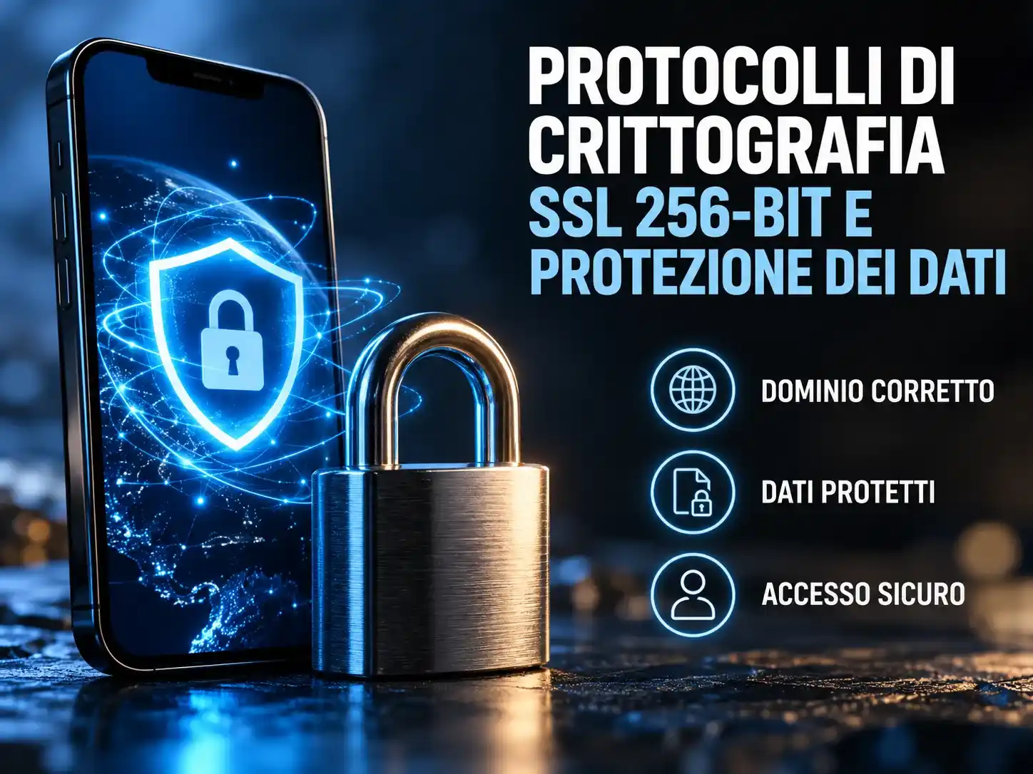 Protocolli di Crittografia SSL 256-bit e Protezione dei Dati